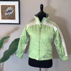 Obermeyer Alt 3 Weather X System Green Winter Snow & Ski Jacket, Juniors Size 8